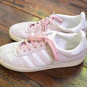 Adidas Pink Gazelles size 8
